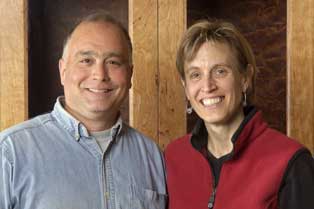 Brad Christo and Hope Murphy are the owners of Salmon Falls Woodworks, inc.